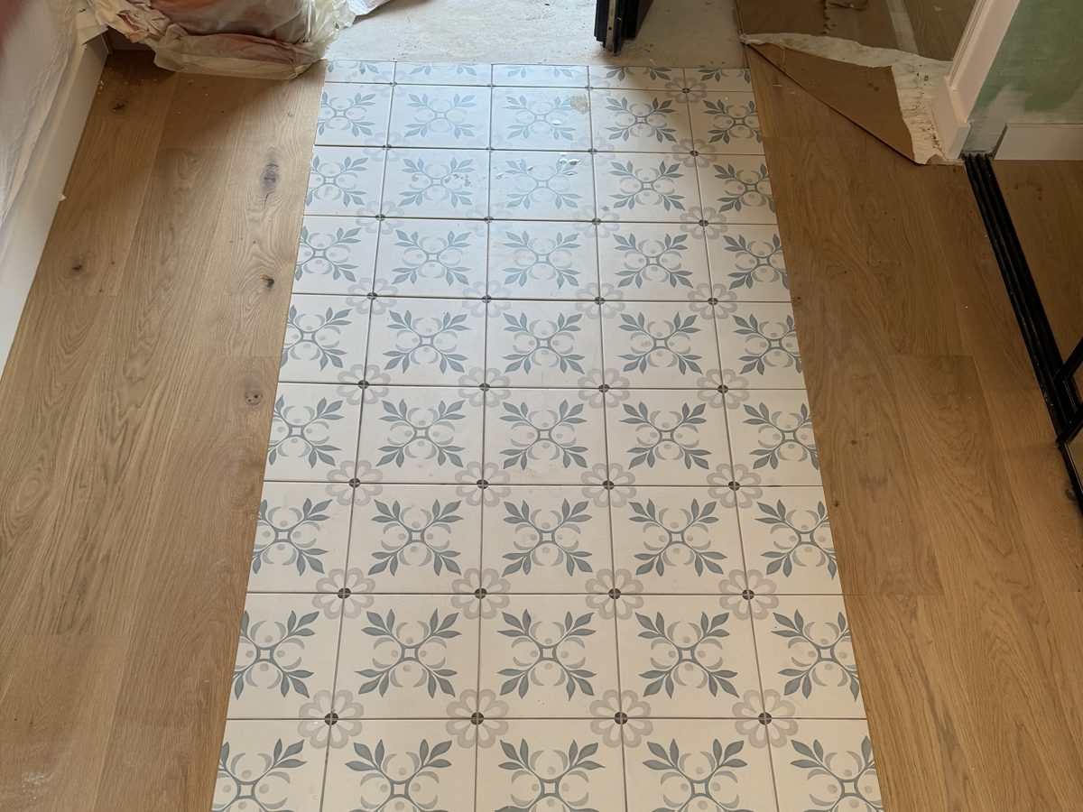 Carreaux ciment et parquet